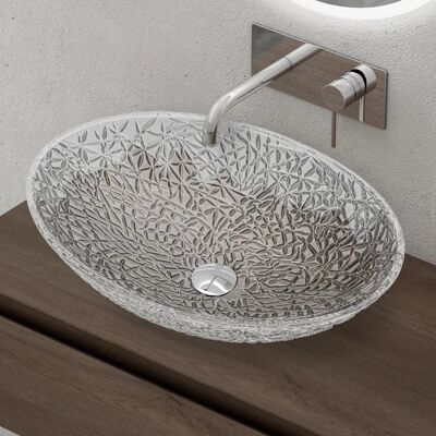 Doporro Lavabo de Cristal Temperado - Transparente - Minerva05 Doporro Lavabo de Cristal Temperado - Transparente - Minerva05