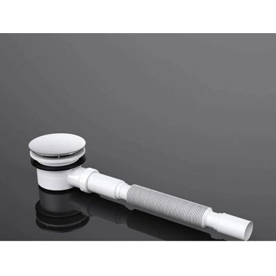 Doporro - AL01 - Ø90mm - Bianco - Valvola di scarico Doporro - AL01 - Ø90mm - Bianco - Valvola di scarico