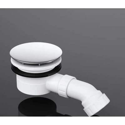 doporro - AL02 - Bianco - foro 90 mm - Kit di scarico doccia doporro - AL02 - Bianco - foro 90 mm - Kit di scarico doccia