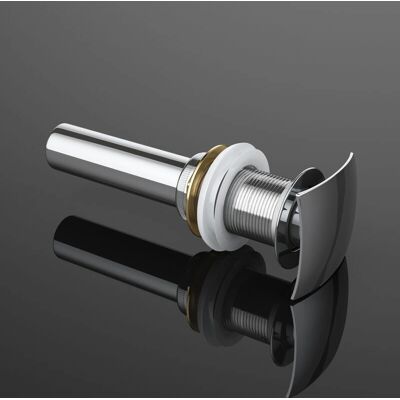 Válvula de desagüe DOPORRO PU06 - Plateado - Accesorios de baño Válvula de desagüe DOPORRO PU06 - Plateado - Accesorios de baño