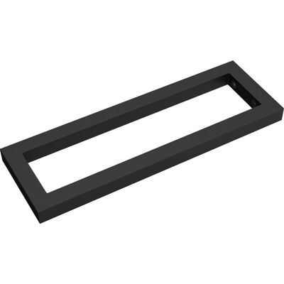 Soporte de Pared de Acero Inoxidable Doporro - Negro Rectangular - Soporte de Estante para Baño Soporte de Pared de Acero Inoxidable Doporro - Negro Rectangular - Soporte de Estante para Baño