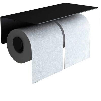 DOPORRO - Doppelter WC-Rollenhalter - Edelstahl - Bad Zubehör DOPORRO - Doppelter WC-Rollenhalter - Edelstahl - Bad Zubehör