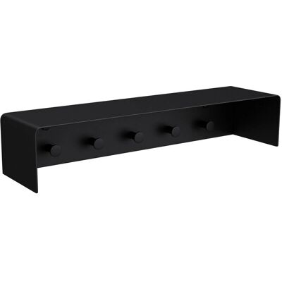 DOPORRO Edelstahl Badezimmerregal - 50x10x10cm Rechteck Schwarz Matt DOPORRO Edelstahl Badezimmerregal - 50x10x10cm Rechteck Schwarz Matt