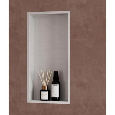 Nicho de pared Doporro - Acero inoxidable, 30x60cm, Cromado - Tipo de pared Nicho de pared Doporro - Acero inoxidable, 30x60cm, Cromado - Tipo de pared