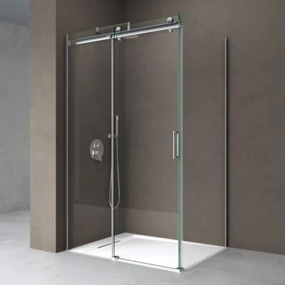 DOPORRO - Cabina doccia angolare 80x120x195cm - Design moderno DOPORRO - Cabina doccia angolare 80x120x195cm - Design moderno