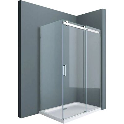 DOPORRO - Cabina doccia 90x105x195cm - Vetro di sicurezza ESG DOPORRO - Cabina doccia 90x105x195cm - Vetro di sicurezza ESG