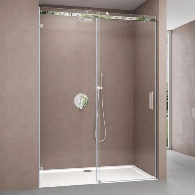 Porta doccia scorrevole su misura DOPORRO Vetro ESG 8mm Porta doccia scorrevole su misura DOPORRO Vetro ESG 8mm