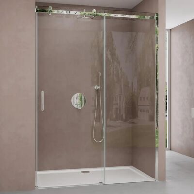 DOPORRO Glas-Duscheinheit - 135x195cm, Sicherheitsglas, Transparent - Badezimmer DOPORRO Glas-Duscheinheit - 135x195cm, Sicherheitsglas, Transparent - Badezimmer