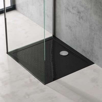 Doporro - AL01 - Negro - 80x90x4 cm - Plato de ducha Doporro - AL01 - Negro - 80x90x4 cm - Plato de ducha