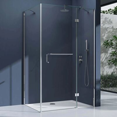 Doporro - Eckduschkabine Rav04K 80x100x190cm mit Boden Doporro - Eckduschkabine Rav04K 80x100x190cm mit Boden