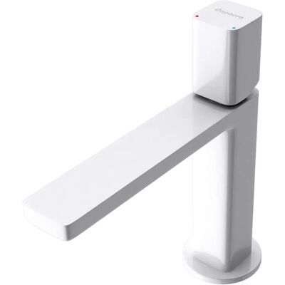 DOPORRO Rubinetto bianco 19,6cm - Miscelatore angolare monocomando DOPORRO Rubinetto bianco 19,6cm - Miscelatore angolare monocomando