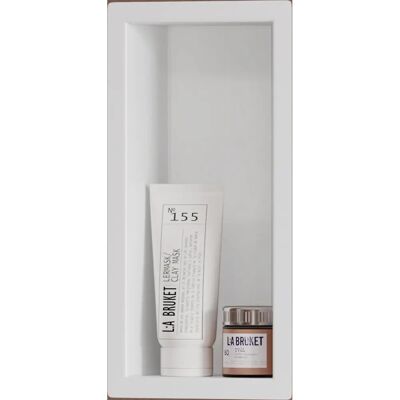 Nicho de pared blanco - 15x30x8,3cm - Repisa de ducha - Montaje oculto - Sogood Nicho de pared blanco - 15x30x8,3cm - Repisa de ducha - Montaje oculto - Sogood