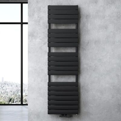DOPORRO Wandmontierter 180x60cm Badezimmer Handtuchheizung - Stahl, Antracite DOPORRO Wandmontierter 180x60cm Badezimmer Handtuchheizung - Stahl, Antracite