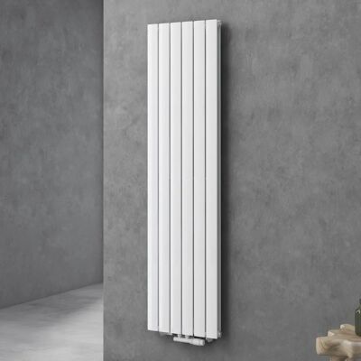 DOPORRO Weiße Vertikaler Heizkörper 180x46cm - Badheizkörper - Stahl DOPORRO Weiße Vertikaler Heizkörper 180x46cm - Badheizkörper - Stahl