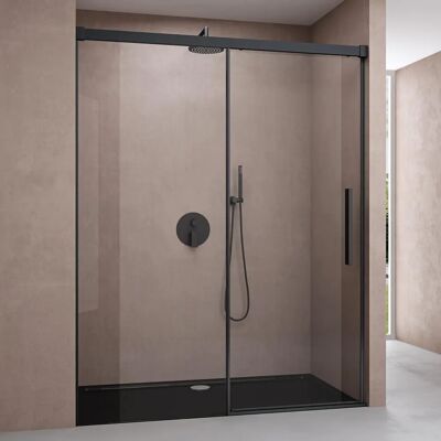 DOPORRO Box Doccia Angolare in Vetro 140x195cm - Design Moderno Minimalista DOPORRO Box Doccia Angolare in Vetro 140x195cm - Design Moderno Minimalista
