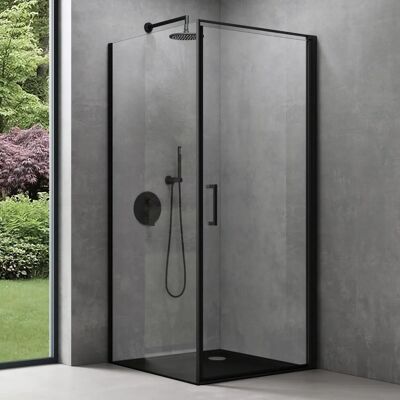 DOPORRO Ravenna36k-plus Nero - 80x90x195cm Duschkabine DOPORRO Ravenna36k-plus Nero - 80x90x195cm Duschkabine