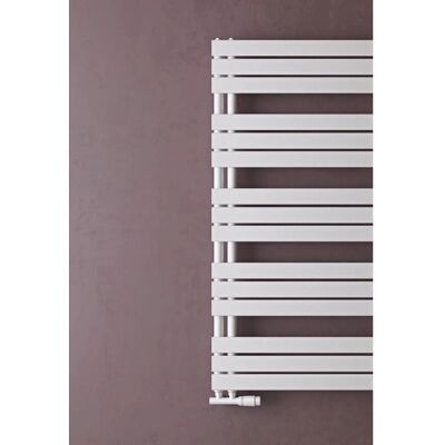 Doporro - 131x60 White Panel Radiator - Connexion centrale horizontale - Monocouche - Radiator - Publicité Doporro - 131x60 White Panel Radiator - Connexion centrale horizontale - Monocouche - Radiator - Publicité