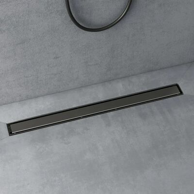 Doporro KE110 - Canaleta de Ducha Gris - Desagüe para baldosas Doporro KE110 - Canaleta de Ducha Gris - Desagüe para baldosas