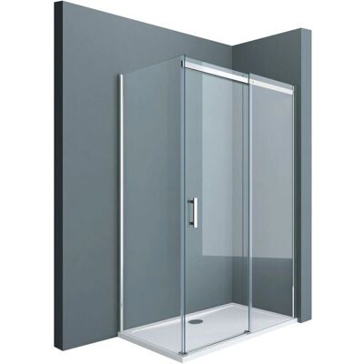 DOPORRO Cabina doccia angolare Ravenna18 100x110x195cm Vetro di sicurezza trasparente DOPORRO Cabina doccia angolare Ravenna18 100x110x195cm Vetro di sicurezza trasparente