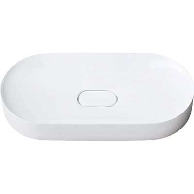 Lavabo Ovalado Blanco Brillante Doporro - 70x36x10cm Lavabo Ovalado Blanco Brillante Doporro - 70x36x10cm