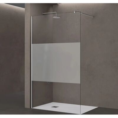 DOPORRO Schermo doccia in vetro Bremen1MS - 100x200cm, Supporto regolabile DOPORRO Schermo doccia in vetro Bremen1MS - 100x200cm, Supporto regolabile