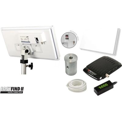 EASYFIND - 5013 - Flache Antenne - Stativadapter - Antennenkit EASYFIND - 5013 - Flache Antenne - Stativadapter - Antennenkit