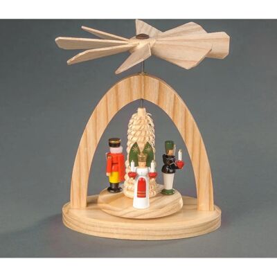 ALBIN PREISSLER - Wärmespiel - Engel, Bergmann und Nußknacker - Weihnachtspyramide ALBIN PREISSLER - Wärmespiel - Engel, Bergmann und Nußknacker - Weihnachtspyramide