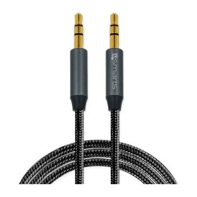 4smarts 4S468587 Lydkabel - 1m, sort - Stereo, Vævet 4smarts 4S468587 Lydkabel - 1m, sort - Stereo, Vævet