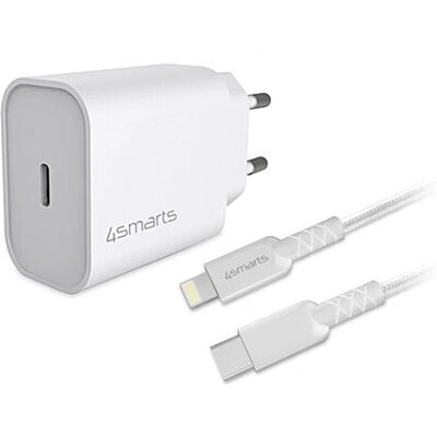 Chargeur Rapide Apple iPhone 12/13 + Câble Lightning USB-C 1,5M - Publicité Chargeur Rapide Apple iPhone 12/13 + Câble Lightning USB-C 1,5M - Publicité
