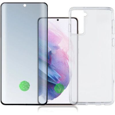Samsung Galaxy S21 Plus 4smarts Protection Set - Transparent Case & Glass Samsung Galaxy S21 Plus 4smarts Protection Set - Transparent Case & Glass