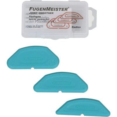 FUGENMEISTER - Radien - 4-14 mm - 3-teilig - Fugenblatt-Set FUGENMEISTER - Radien - 4-14 mm - 3-teilig - Fugenblatt-Set