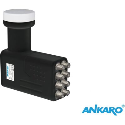 ANKARO LNC 8008 Octo-LNB - UHD, 4K, 3D, Wetterfest ANKARO LNC 8008 Octo-LNB - UHD, 4K, 3D, Wetterfest