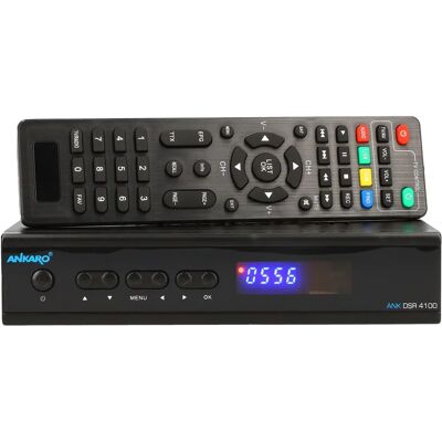 Receptor satelital ANKARO DSR 4100plus - HDTV, PVR, DVB-S2, ranura CI+ Receptor satelital ANKARO DSR 4100plus - HDTV, PVR, DVB-S2, ranura CI+