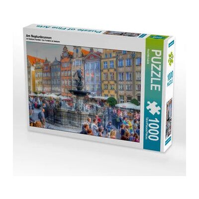 CALVENDO - A la Fontaine de Neptune - 1000 Pezzi - Puzzle CALVENDO - A la Fontaine de Neptune - 1000 Pezzi - Puzzle