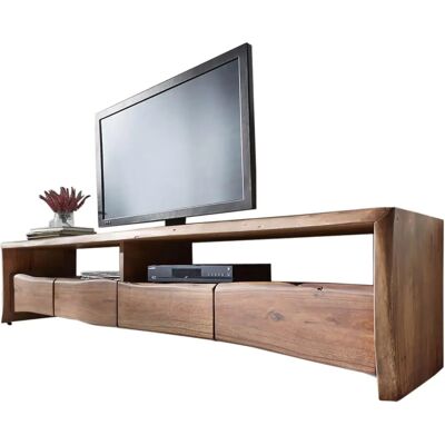 DELIFE Live-Edge 230 cm Akazie TV-Möbel - Naturdesign DELIFE Live-Edge 230 cm Akazie TV-Möbel - Naturdesign