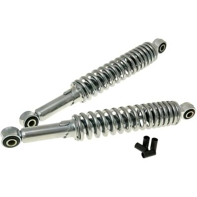 Amortiguadores traseros cromados 320mm - Moped, scooter Amortiguadores traseros cromados 320mm - Moped, scooter