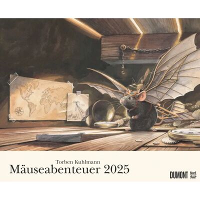 DUMONT - Torben Kuhlmann: Egerek kaland 2025 Fali naptár - 52x42,5cm DUMONT - Torben Kuhlmann: Egerek kaland 2025 Fali naptár - 52x42,5cm
