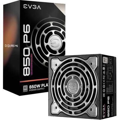 EVGA SuperNOVA 850 P6 Strömförsörjning - 850W, Modulär, Svart EVGA SuperNOVA 850 P6 Strömförsörjning - 850W, Modulär, Svart