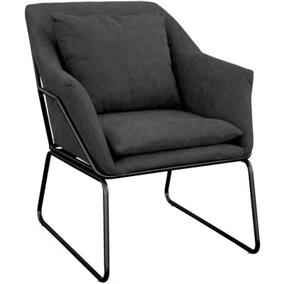 SVITA - JOSIE - Anthrazit - 68x64x82 cm - Lounge chair SVITA - JOSIE - Anthrazit - 68x64x82 cm - Lounge chair