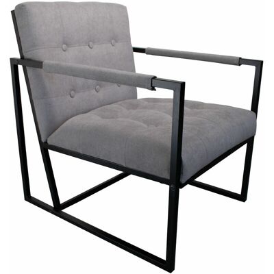 SVITA JONES Cocktailsessel - Modern, Hellgrau, 69x53x73cm SVITA JONES Cocktailsessel - Modern, Hellgrau, 69x53x73cm
