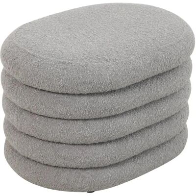 SVITA - BLOSSOM - Hellgrau - 60x45x42 cm - Ottoman SVITA - BLOSSOM - Hellgrau - 60x45x42 cm - Ottoman