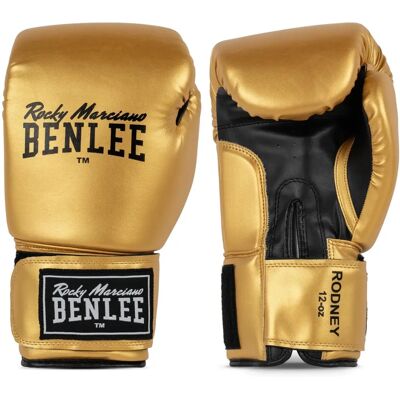 Guantoni da boxe Benlee William pelle sintetica Rodney Gold/nero 10 oz - Boxing gloves Guantoni da boxe Benlee William pelle sintetica Rodney Gold/nero 10 oz - Boxing gloves