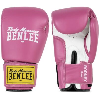 Benlee William Boxhandschuhe - Lederimitat, Pink / Weiß, 12 oz - Boxhandschuhe Benlee William Boxhandschuhe - Lederimitat, Pink / Weiß, 12 oz - Boxhandschuhe