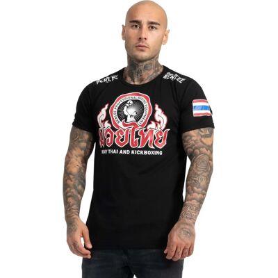 Benlee Black L Fitted Cotton T-Shirt - T-Shirt Benlee Black L Fitted Cotton T-Shirt - T-Shirt
