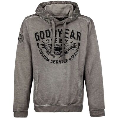 GoodYear George Kapuzen-Sweatshirt - S bis XXL - Anthrazit - Regular Fit GoodYear George Kapuzen-Sweatshirt - S bis XXL - Anthrazit - Regular Fit