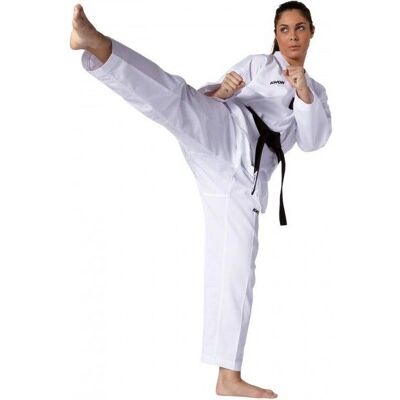 Kimono KWON 120 cm Blanc de Taekwondo - Entraînement & Compétition - Publicité Kimono KWON 120 cm Blanc de Taekwondo - Entraînement & Compétition - Publicité