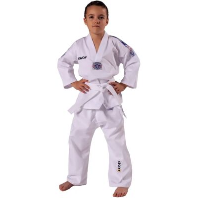 KWON Dobok léger pour enfants Tiger Bleu - Publicité KWON Dobok léger pour enfants Tiger Bleu - Publicité