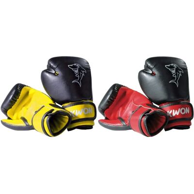 Gants de boxe Mini Shark 4oz KWON - Enfants, Rembourrage multicouche, Simili cuir doux - Publicité Gants de boxe Mini Shark 4oz KWON - Enfants, Rembourrage multicouche, Simili cuir doux - Publicité