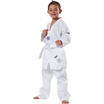 Tuta per bambini Taekwondo Kwon Song - Bianco - 130cm Tuta per bambini Taekwondo Kwon Song - Bianco - 130cm