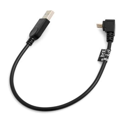 Kabel USB System-S 53525937 - Micro USB do USB A, 0,27 m - Czarny Kabel USB System-S 53525937 - Micro USB do USB A, 0,27 m - Czarny
